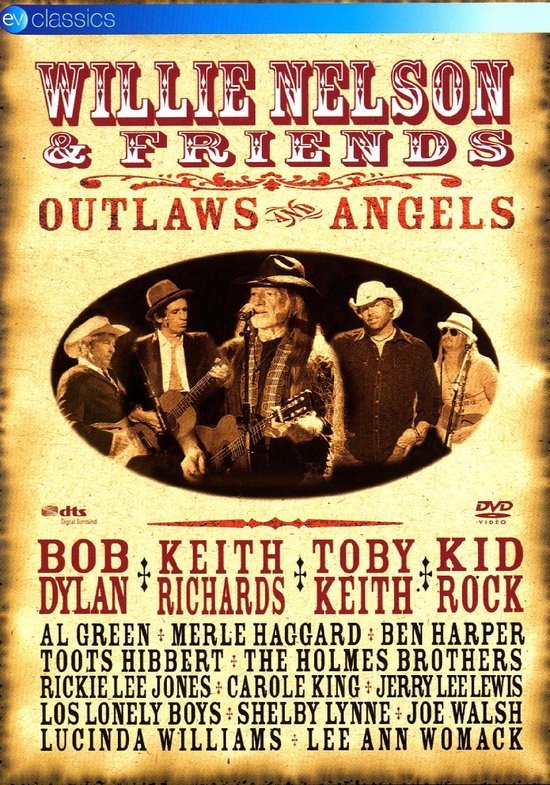 Cover van de film 'Willie Nelson & Friends - Outlaws And Angels'