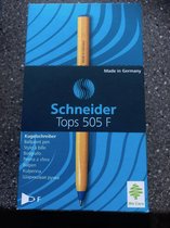 balpen Schneider Tops 505 F blauw doos met 50 stuks