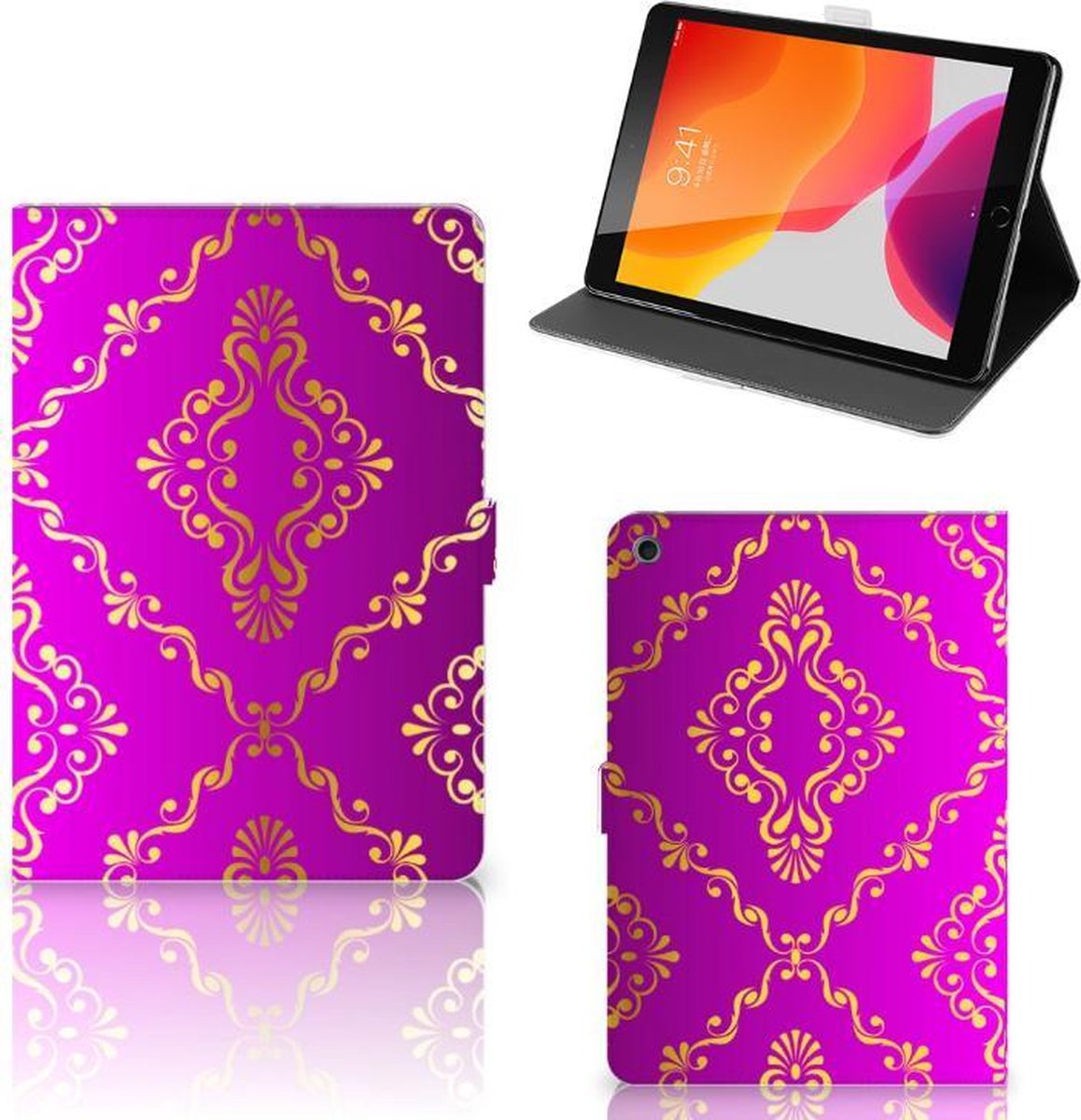 Tablet Hoes iPad 10.2 2019 | iPad 10.2 2020 | 10.2 2021 Barok Roze