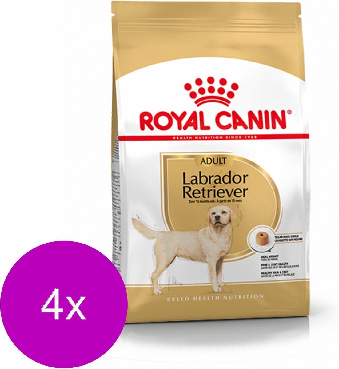 Royal Canin Labrador Adult: ras-specifiek voer voor gewichtsbeheer thumbnail 3