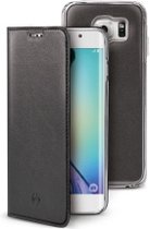 Celly Buddy Case hoesje 2 in 1 voor Galaxy S6 Edge zwart