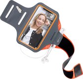 Mobiparts Comfort Fit Sport Armband Huawei P20 Sporthoesje Oranje