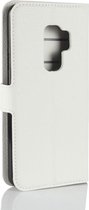 Samsung Galaxy S9 Plus Hoesje - Mobigear - Classic Serie - Kunstlederen Bookcase - Wit - Hoesje Geschikt Voor Samsung Galaxy S9 Plus