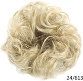 Messy hair bun scrunchie Licht blond #22/613