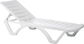 CLP Aqua - Set van 4 ligstoelen wit