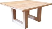 Wood4you - Table carrée bois Douglas 160Lx78Hx160P cm
