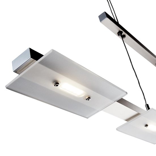 bol.com | B.K.Licht - Aries LED Hanglamp - eetkamer verlichting - in hoogte  verstelbaar lamp -...