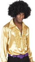 "Goudkleurig disco overhemd voor mannen - Verkleedkleding - Medium"