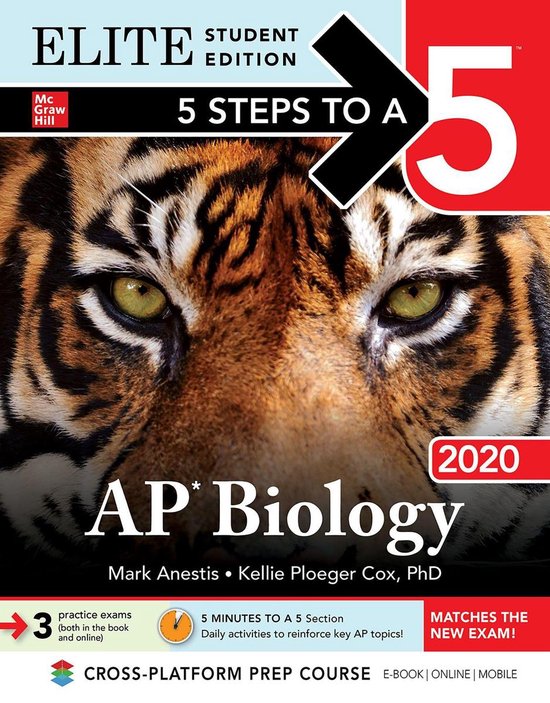 5 Steps to a 5: AP Biology 2020 Elite Student Edition - cover