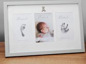 fotolijst met hand- en voetafdruk inkt