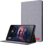 Tablet Hoes geschikt voor Samsung Galaxy Tab A 10.1 (2019) - Book Case met Soft TPU houder - Grijs