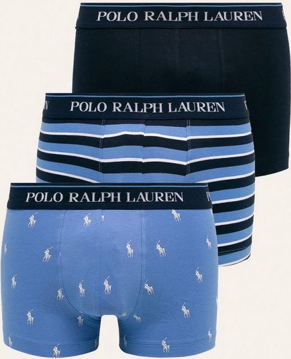 Polo Ralph Lauren 3-Pack Classic Trunks | katoenen boxershorts | M | bol.com
