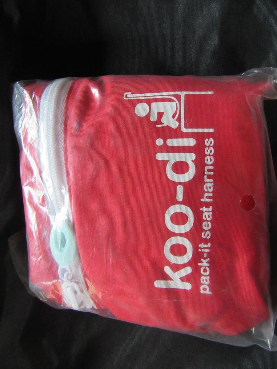 koo-di pack-it seat harness, rood - Koo-di
