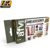 AK Interactive AK4000 - Tank Accessories Color Set 6 x 17 ml