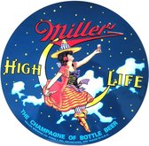 Miller High Life Rond Bord Met Relief 36 cm