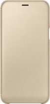 Samsung Galaxy A6 Plus Wallet Cover - Goud
