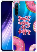Xiaomi Redmi Note 8 Hoesje Donut Worry