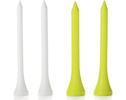 Crivit Golf Tees Hout - Wit - Groen - 5X 150 stuks Pack