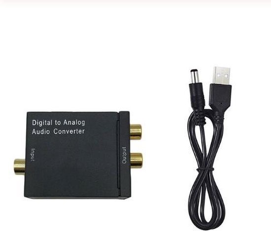 adaptateur de convertisseur Audio numérique analogique, câble