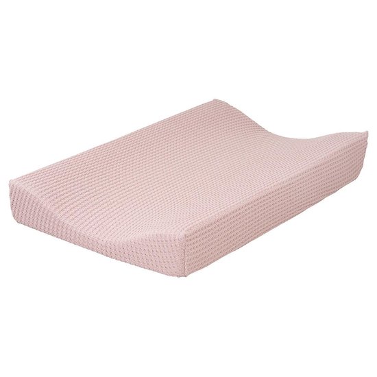 Product: Cottonbaby - Aankleedkussenhoes - wafel - oudroze - 48x72 cm, van het merk Cottonbaby