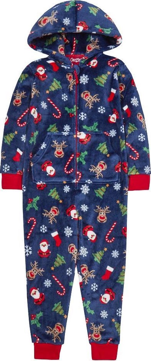 Kerst Onesie Fleece 1314 jaar