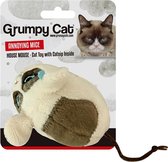 Grumpy Cat Mouse - Jouet avec cataire Cataire pour chats - Jouet pour chat - 7,5 cm