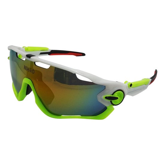 Biscay Sportbril 1.1mm Polarized. 2 extra lens verwisselbare lenzen. Anti-Reflect coating.
