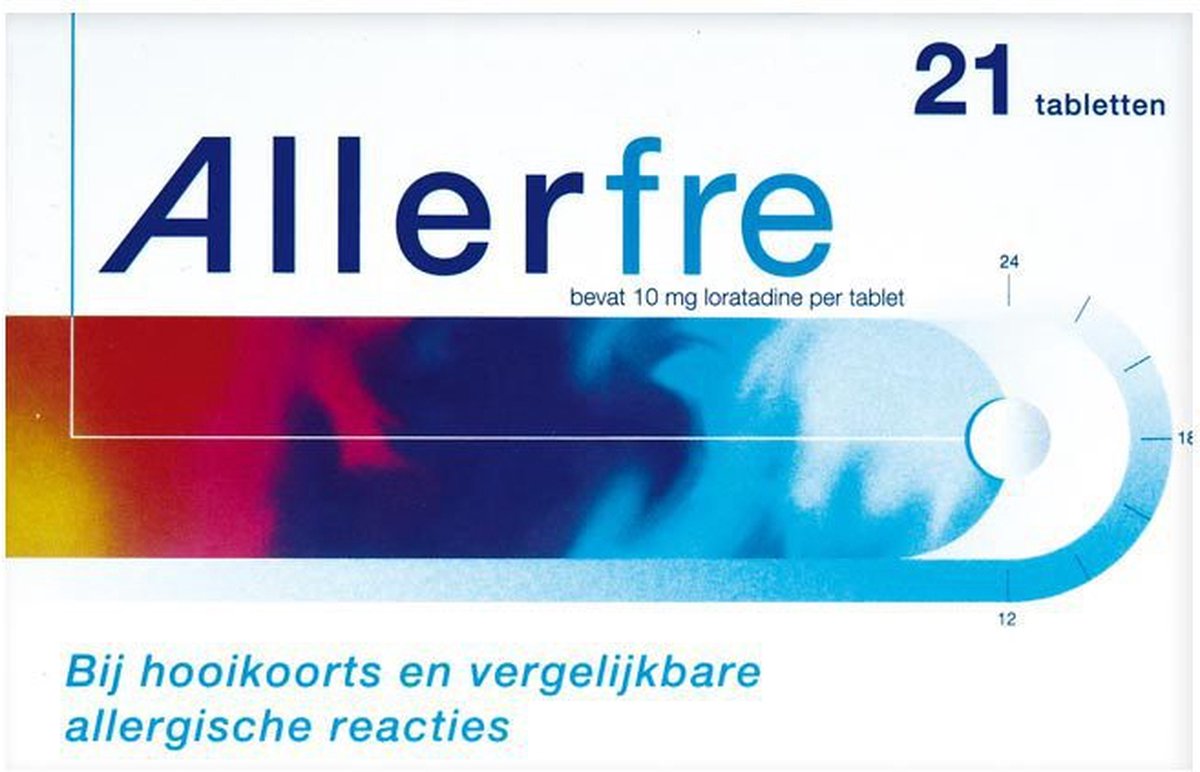 Allerfre Allergietabletten Loratadine 10 mg - 1 x 21 tabletten - Allerfre