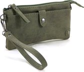 Portemonnee - tasje groen met handige vakken