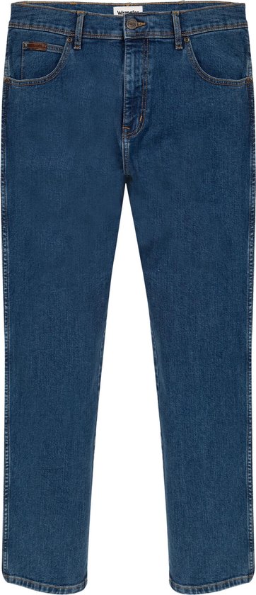 zelf betreden aluminium Wrangler Texas Low Stretch Best Rocks Heren Regular Fit Jeans - Blauw -  Maat 34/32 | bol.com
