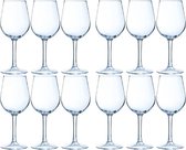 12x Verres à vin de luxe pour vin blanc 270 ml - 27 cl - Verres à vin blanc et rosé - Boire du vin - Verres à vin en verre