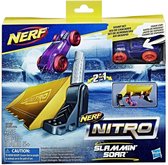 Nerf Nitro 2in1 Stuntsets met Foam Auto's Assorti