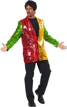 Rubie's Verkleedkostuum Paillettenjas Heren Maat 52