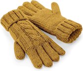 Senvi Kabel Handschoenen - Mosterd - Maat S- M