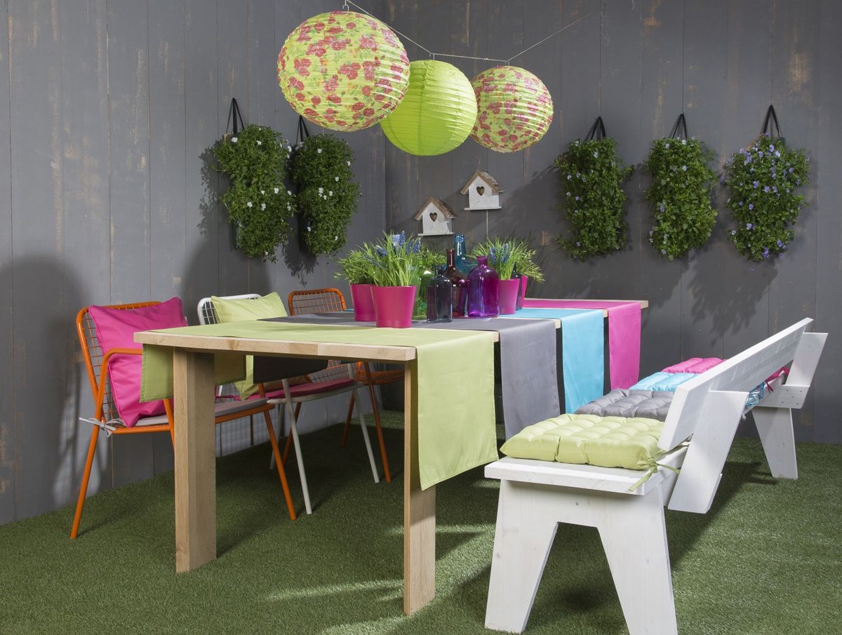 SUNNY - Tafelloper 45x150 cm fuchsia Outdoor collectie