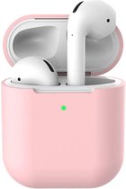 Apple AirPods Flexibel Zacht Siliconen Hoesje Roze