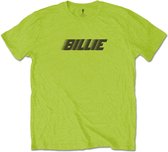Billie Eilish Heren Tshirt -XL- Racer Logo & Blohsh Groen