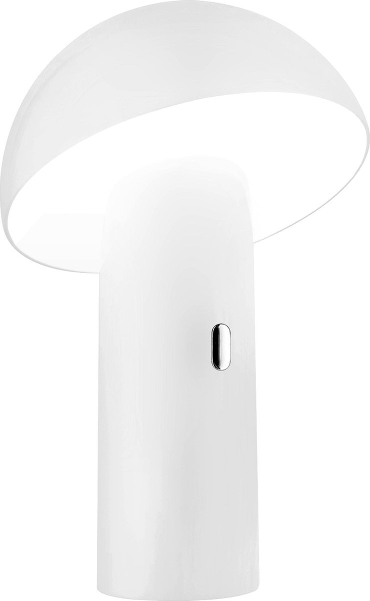 Sompex - Tafellamp - Svamp - wit - oplaadbaar