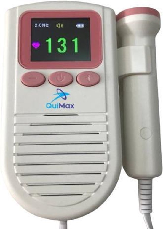 Bol Com Doppler Baby Hart Monitor Ongeboren Kind Roze Vanaf 16 Weken Compleet