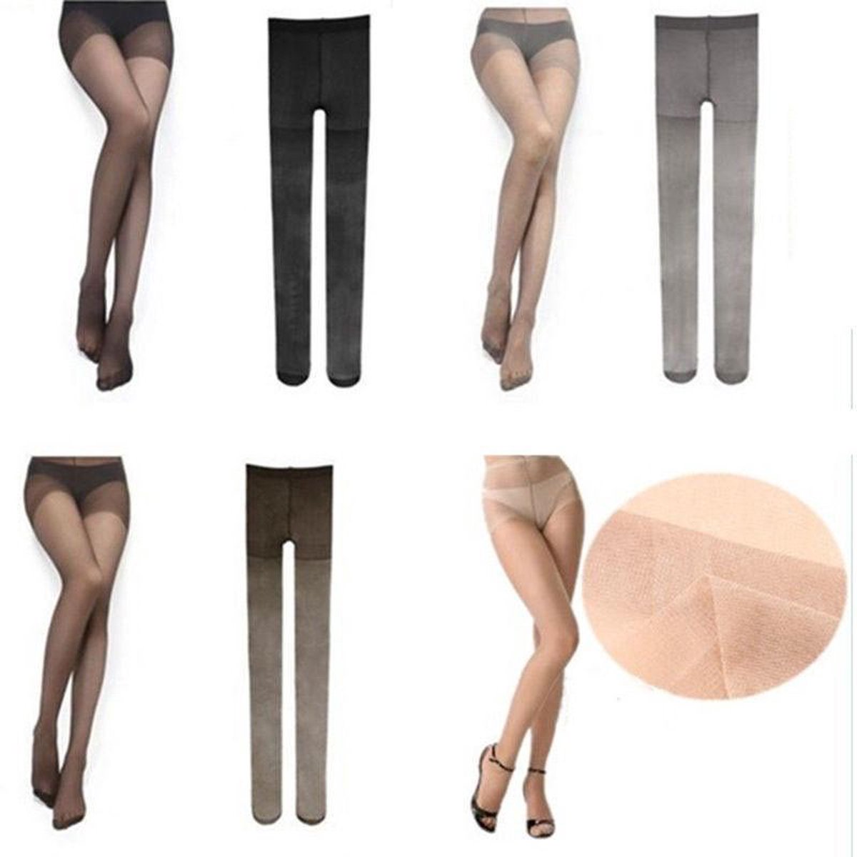 3 Pair Women Sexy Tights Stocking 
