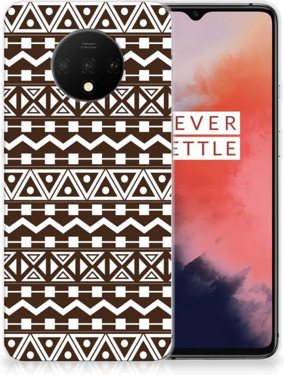 OnePlus 7T TPU bumper Aztec Brown