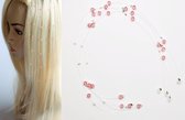 Hair extensions Licht Roze - JwelU Crystal Wire