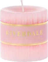 Riverdale Kaars Venetian roze 7x7cm