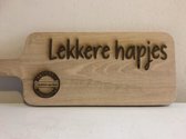 Creaties van hier - Hapjesplank - Pensioen - 55 cm - Hout