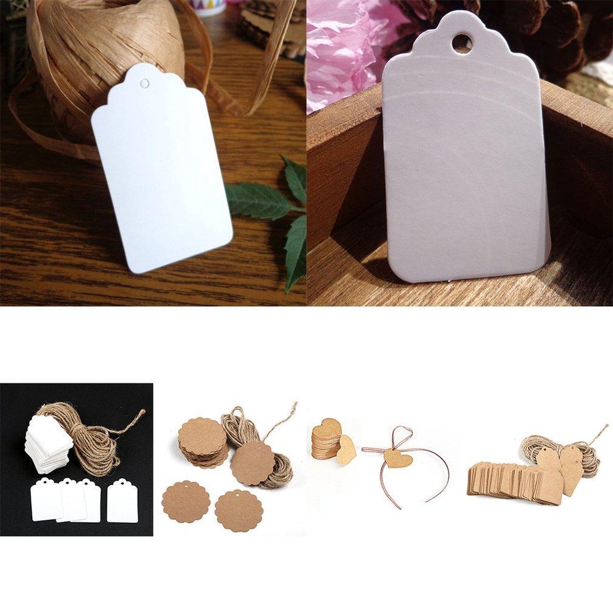 Paquet de 100 étiquettes-cadeaux rondes en papier kraft avec étiquettes en  ficelle de jute naturelle faites à la main avec brun - Cdiscount Beaux-Arts  et Loisirs créatifs