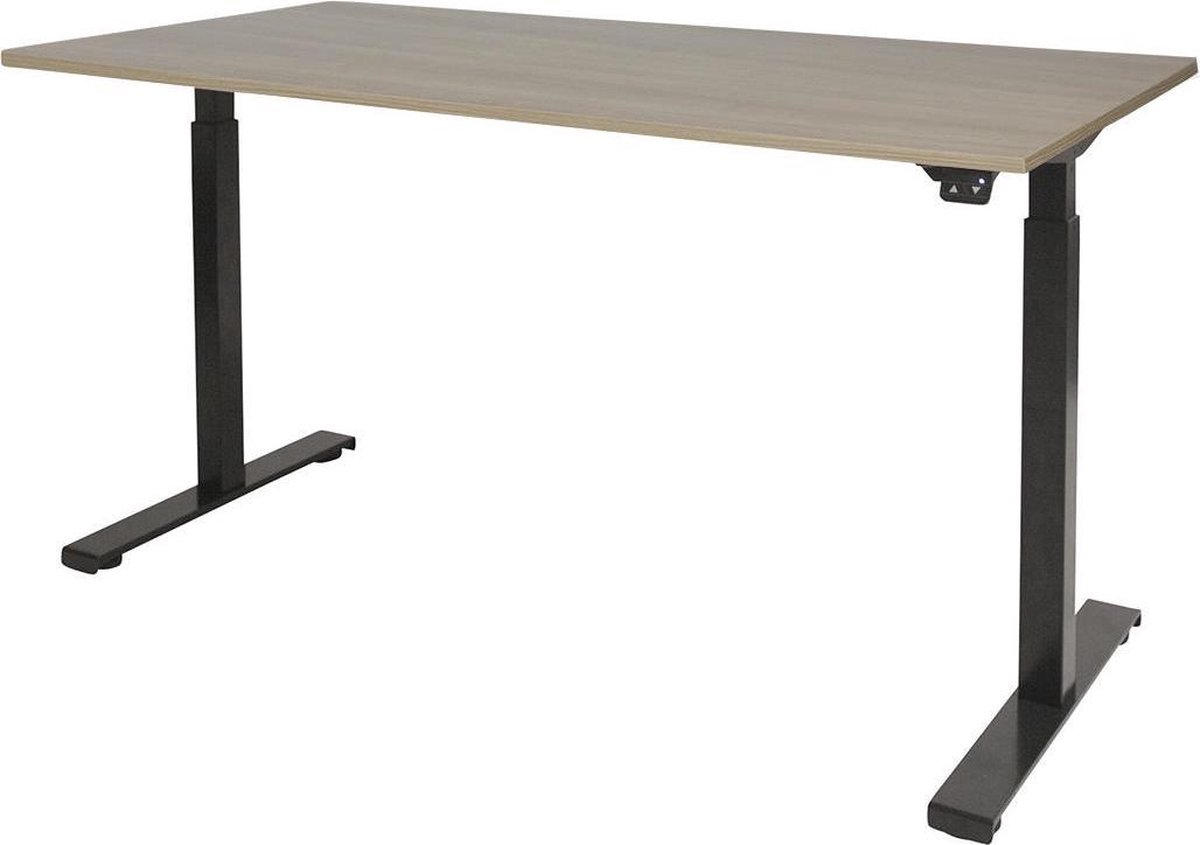 Zit Sta Bureau - Elektrisch 120x80 robson -zwart frame