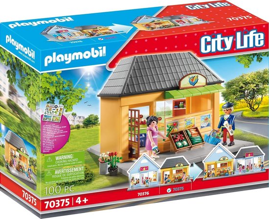 Playmobil City Life: Mijn Kleine Stad - Kruidenier (70375) | bol.com