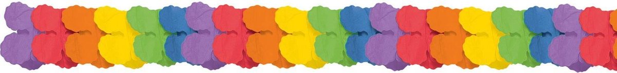 Amscan Feestslinger Retro Regenboog 365 Cm