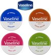 Vaseline Lip Therapy Set van 4, Rosy Lips, Aloë Vera, Cacao & Original