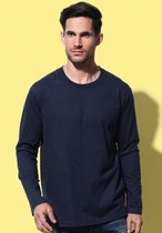 5 Pack Stedman lange mouwen T Shirt-M-Zwart